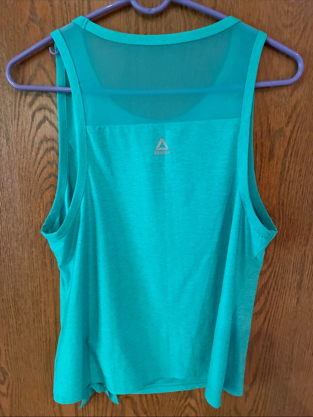 Reebok Teal Tie-Side Performance Tank